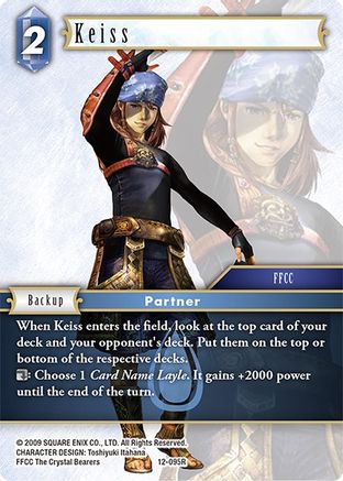 Keiss (OPUS XII) Foil - Premium Final Fantasy Single from Opus XII - Just $0.47! Shop now at Game Crave Tournament Store
