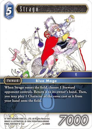 Strago (OPUS XII) Foil - Premium Final Fantasy Single from Opus XII - Just $0.55! Shop now at Game Crave Tournament Store