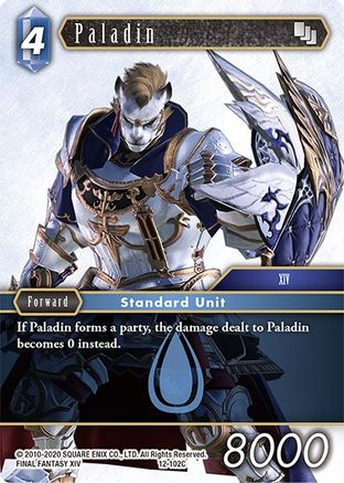 Paladin (OPUS XII) Foil - Premium Final Fantasy Single from Opus XII - Just $0.25! Shop now at Game Crave Tournament Store