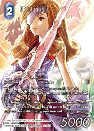 Beatrix (Full Art) (OPUS XII) Foil - Premium Final Fantasy Single from Opus XII - Just $76.94! Shop now at Game Crave Tournament Store