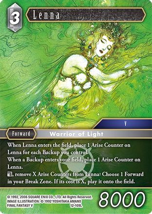 Lenna (OPUS XII) Foil - Premium Final Fantasy Single from Opus XII - Just $3.02! Shop now at Game Crave Tournament Store