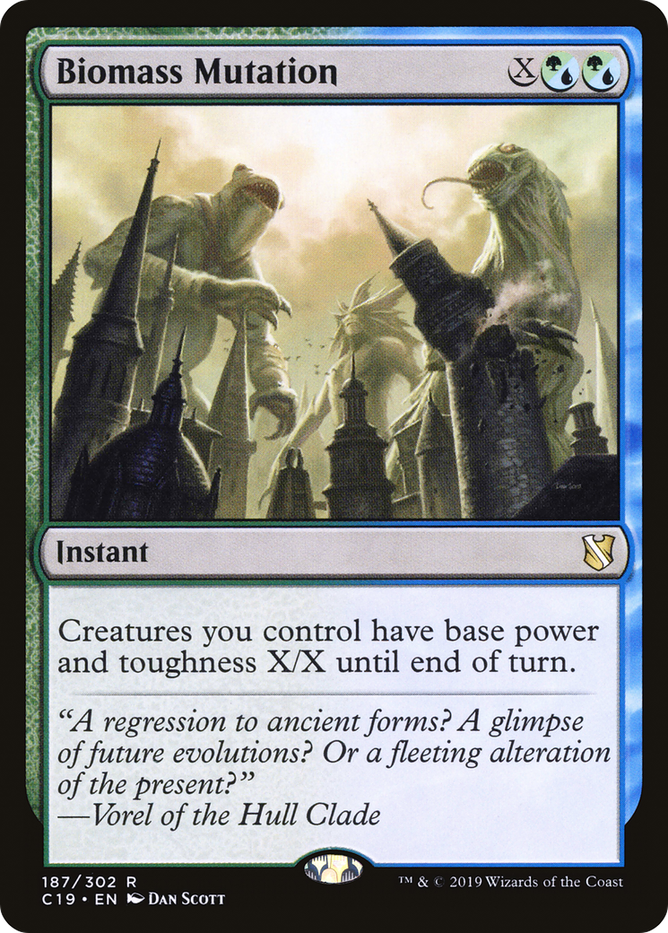 Biomass Mutation (C19-187) - Commander 2019 - Premium MTG Single from Wizards of the Coast - Just $0.08! Shop now at Game Crave Tournament Store