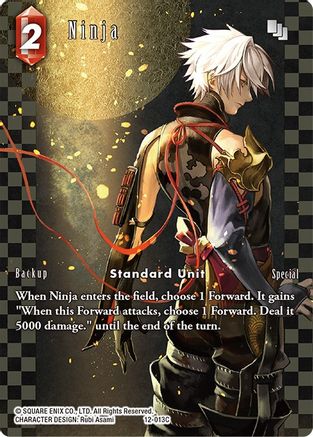 Ninja (Full Art) (OPUS XII) Foil - Premium Final Fantasy Single from Opus XII - Just $12.34! Shop now at Game Crave Tournament Store
