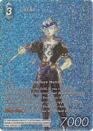 Locke (Full Art Reprint) (OPUS XII) Foil - Premium Final Fantasy Single from Opus XII - Just $3.68! Shop now at Game Crave Tournament Store