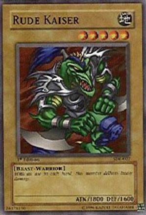Rude Kaiser (SDK-027) - Starter Deck: Kaiba Unlimited - Premium Yugioh Single from Konami - Just $0.65! Shop now at Game Crave Tournament Store