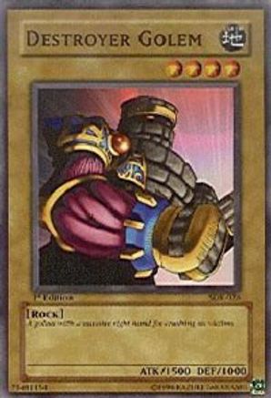 Destroyer Golem (SDK-028) - Starter Deck: Kaiba Unlimited - Premium Yugioh Single from Konami - Just $0.27! Shop now at Game Crave Tournament Store