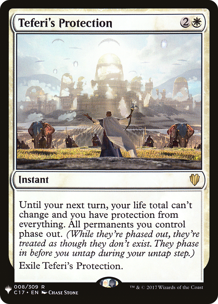 Teferi's Protection (MB1-256) - Mystery Booster - Premium MTG Single from Wizards of the Coast - Just $11.29! Shop now at Game Crave Tournament Store