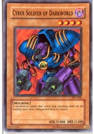 Cyber Soldier of Darkworld (TP1-028) - Tournament Pack 1 Unlimited - Premium Yugioh Single from Konami - Just $8.15! Shop now at Game Crave Tournament Store