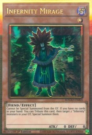 Infernity Mirage (MAGO-EN005) - Maximum Gold 1st Edition - Premium Yugioh Single from Konami - Just $0.25! Shop now at Game Crave Tournament Store