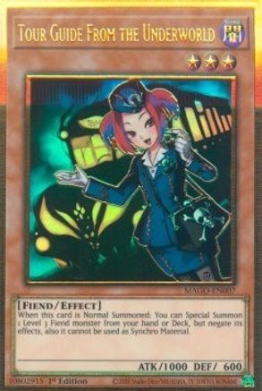 Tour Guide From the Underworld (MAGO-EN007) - Maximum Gold 1st Edition - Premium Yugioh Single from Konami - Just $0.72! Shop now at Game Crave Tournament Store