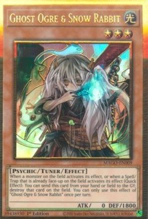 Ghost Ogre & Snow Rabbit (MAGO-EN009) - Maximum Gold 1st Edition - Premium Yugioh Single from Konami - Just $1.74! Shop now at Game Crave Tournament Store