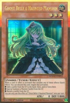 Ghost Belle & Haunted Mansion (MAGO-EN012) - Maximum Gold 1st Edition - Premium Yugioh Single from Konami - Just $1.31! Shop now at Game Crave Tournament Store