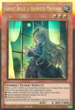 Ghost Belle & Haunted Mansion (Alternate Art) (MAGO-EN012) - Maximum Gold 1st Edition - Premium Yugioh Single from Konami - Just $1.96! Shop now at Game Crave Tournament Store