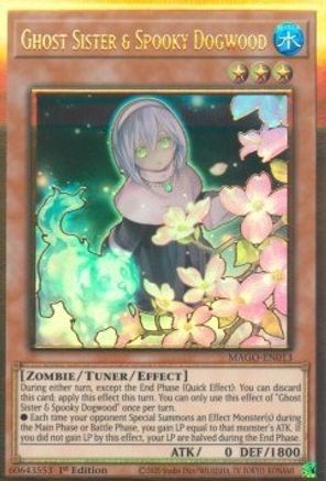 Ghost Sister & Spooky Dogwood (Alternate Art) (MAGO-EN013) - Maximum Gold 1st Edition - Premium Yugioh Single from Konami - Just $0.82! Shop now at Game Crave Tournament Store
