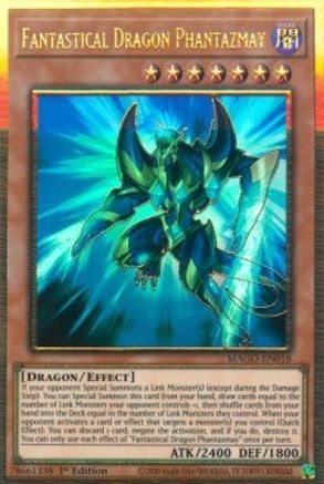 Fantastical Dragon Phantazmay (Alternate Art) (MAGO-EN018) - Maximum Gold 1st Edition - Premium Yugioh Single from Konami - Just $0.34! Shop now at Game Crave Tournament Store