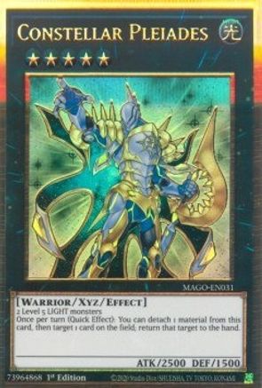 Constellar Pleiades (MAGO-EN031) - Maximum Gold 1st Edition - Premium Yugioh Single from Konami - Just $0.08! Shop now at Game Crave Tournament Store