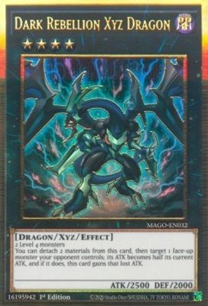 Dark Rebellion Xyz Dragon (MAGO-EN032) - Maximum Gold 1st Edition - Premium Yugioh Single from Konami - Just $0.50! Shop now at Game Crave Tournament Store