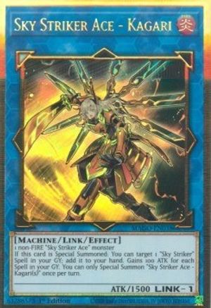 Sky Striker Ace - Kagari (MAGO-EN038) - Maximum Gold 1st Edition - Premium Yugioh Single from Konami - Just $1.27! Shop now at Game Crave Tournament Store