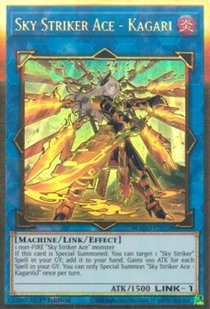 Sky Striker Ace - Kagari (Alternate Art) (MAGO-EN038) - Maximum Gold 1st Edition - Premium Yugioh Single from Konami - Just $1.80! Shop now at Game Crave Tournament Store