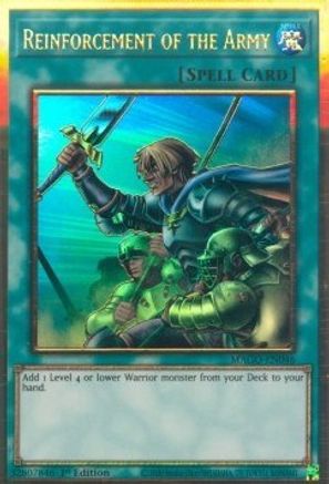 Reinforcement of the Army (MAGO-EN046) - Maximum Gold 1st Edition - Premium Yugioh Single from Konami - Just $0.43! Shop now at Game Crave Tournament Store