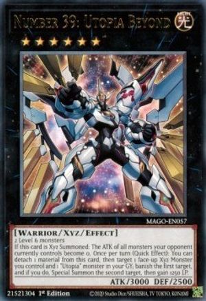 Number 39: Utopia Beyond (MAGO-EN057) - Maximum Gold 1st Edition - Premium Yugioh Single from Konami - Just $0.50! Shop now at Game Crave Tournament Store