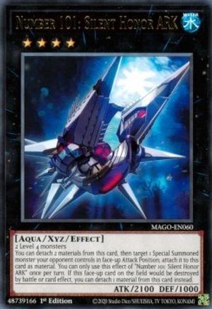 Number 101: Silent Honor ARK (MAGO-EN060) - Maximum Gold 1st Edition - Premium Yugioh Single from Konami - Just $0.39! Shop now at Game Crave Tournament Store