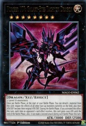 Number 107: Galaxy-Eyes Tachyon Dragon (MAGO-EN062) - Maximum Gold 1st Edition - Premium Yugioh Single from Konami - Just $0.50! Shop now at Game Crave Tournament Store