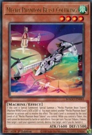 Mecha Phantom Beast Coltwing (MAGO-EN065) - Maximum Gold 1st Edition - Premium Yugioh Single from Konami - Just $0.25! Shop now at Game Crave Tournament Store