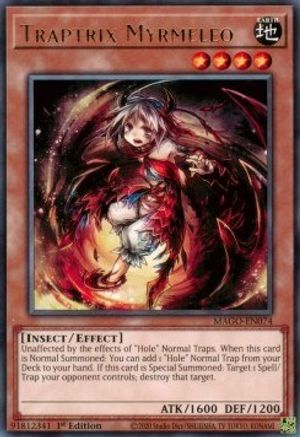 Traptrix Myrmeleo (MAGO-EN074) - Maximum Gold 1st Edition - Premium Yugioh Single from Konami - Just $0.42! Shop now at Game Crave Tournament Store