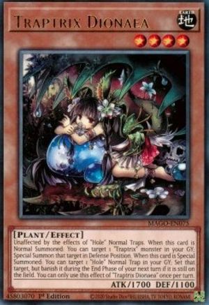Traptrix Dionaea (MAGO-EN075) - Maximum Gold 1st Edition - Premium Yugioh Single from Konami - Just $0.25! Shop now at Game Crave Tournament Store
