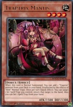 Traptrix Mantis (MAGO-EN076) - Maximum Gold 1st Edition - Premium Yugioh Single from Konami - Just $0.08! Shop now at Game Crave Tournament Store