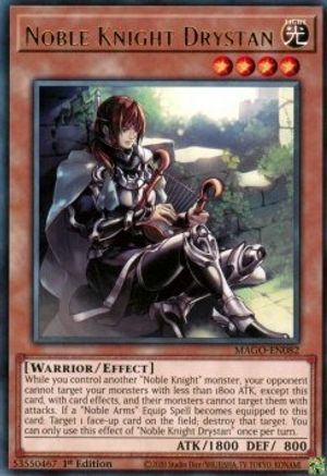 Noble Knight Drystan (MAGO-EN082) - Maximum Gold 1st Edition - Premium Yugioh Single from Konami - Just $0.25! Shop now at Game Crave Tournament Store