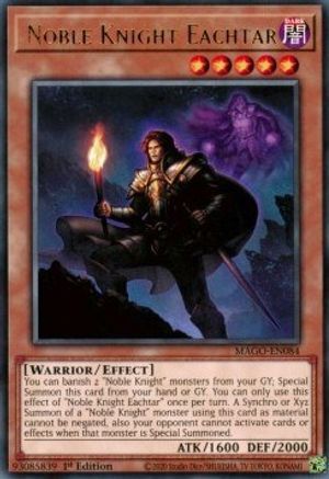 Noble Knight Eachtar (MAGO-EN084) - Maximum Gold 1st Edition - Premium Yugioh Single from Konami - Just $0.25! Shop now at Game Crave Tournament Store