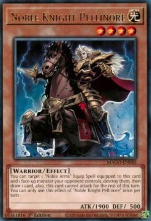 Noble Knight Pellinore (MAGO-EN085) - Maximum Gold 1st Edition - Premium Yugioh Single from Konami - Just $0.25! Shop now at Game Crave Tournament Store