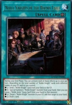 Noble Knights of the Round Table (MAGO-EN086) - Maximum Gold 1st Edition - Premium Yugioh Single from Konami - Just $0.25! Shop now at Game Crave Tournament Store
