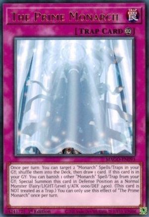 The Prime Monarch (MAGO-EN093) - Maximum Gold 1st Edition - Premium Yugioh Single from Konami - Just $0.26! Shop now at Game Crave Tournament Store