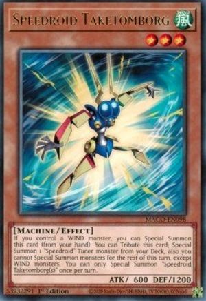 Speedroid Taketomborg (MAGO-EN098) - Maximum Gold 1st Edition - Premium Yugioh Single from Konami - Just $0.25! Shop now at Game Crave Tournament Store