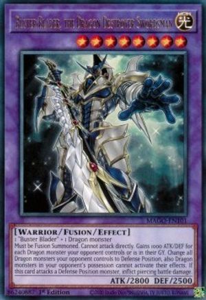 Buster Blader, the Dragon Destroyer Swordsman (MAGO-EN101) - Maximum Gold 1st Edition - Premium Yugioh Single from Konami - Just $1.54! Shop now at Game Crave Tournament Store