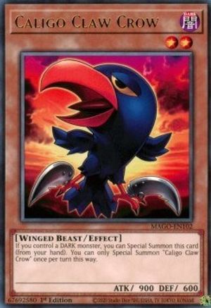 Caligo Claw Crow (MAGO-EN102) - Maximum Gold 1st Edition - Premium Yugioh Single from Konami - Just $0.26! Shop now at Game Crave Tournament Store