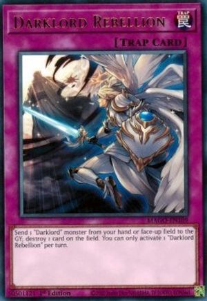 Darklord Rebellion (MAGO-EN109) - Maximum Gold 1st Edition - Premium Yugioh Single from Konami - Just $0.25! Shop now at Game Crave Tournament Store