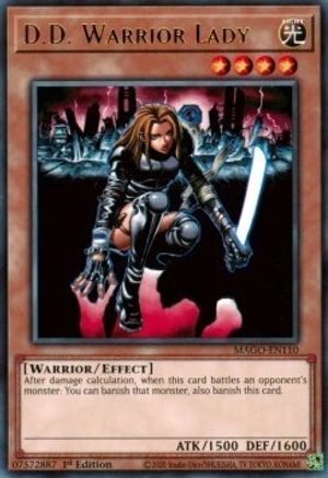 D.D. Warrior Lady (MAGO-EN110) - Maximum Gold 1st Edition - Premium Yugioh Single from Konami - Just $0.44! Shop now at Game Crave Tournament Store