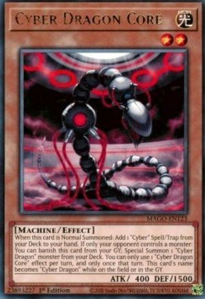 Cyber Dragon Core (MAGO-EN123) - Maximum Gold 1st Edition - Premium Yugioh Single from Konami - Just $0.25! Shop now at Game Crave Tournament Store