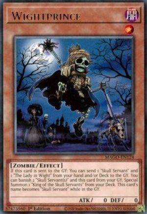 Wightprince (MAGO-EN124) - Maximum Gold 1st Edition - Premium Yugioh Single from Konami - Just $0.44! Shop now at Game Crave Tournament Store