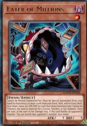 Eater of Millions (MAGO-EN126) - Maximum Gold 1st Edition - Premium Yugioh Single from Konami - Just $0.24! Shop now at Game Crave Tournament Store
