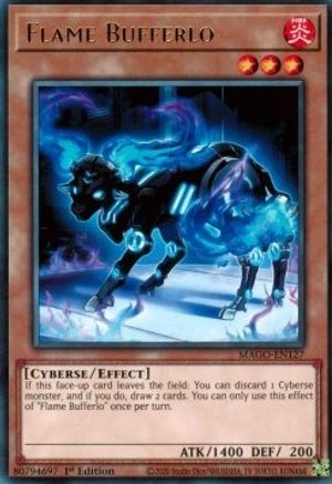 Flame Bufferlo (MAGO-EN127) - Maximum Gold 1st Edition - Premium Yugioh Single from Konami - Just $0.26! Shop now at Game Crave Tournament Store