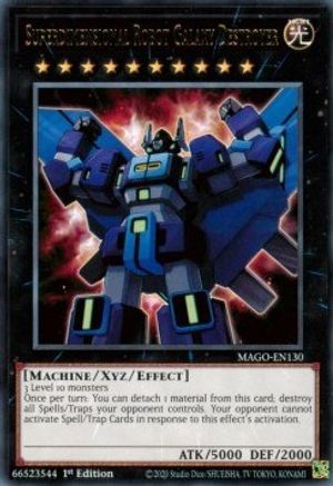 Superdimensional Robot Galaxy Destroyer (MAGO-EN130) - Maximum Gold 1st Edition - Premium Yugioh Single from Konami - Just $0.25! Shop now at Game Crave Tournament Store