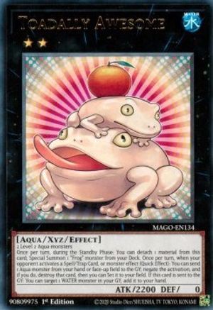 Toadally Awesome (MAGO-EN134) - Maximum Gold 1st Edition - Premium Yugioh Single from Konami - Just $2.26! Shop now at Game Crave Tournament Store