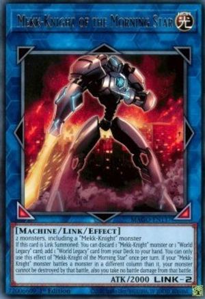 Mekk-Knight of the Morning Star (MAGO-EN137) - Maximum Gold 1st Edition - Premium Yugioh Single from Konami - Just $0.08! Shop now at Game Crave Tournament Store