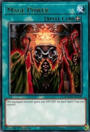 Mage Power (MAGO-EN139) - Maximum Gold 1st Edition - Premium Yugioh Single from Konami - Just $0.26! Shop now at Game Crave Tournament Store