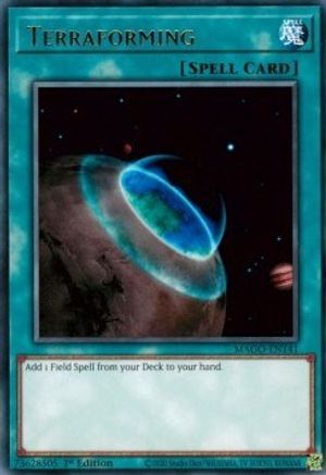 Terraforming (MAGO-EN141) - Maximum Gold 1st Edition - Premium Yugioh Single from Konami - Just $0.41! Shop now at Game Crave Tournament Store